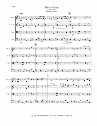 Sherry Baby (arr. Tim Olt)