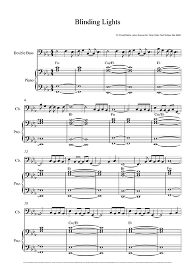 Blinding Lights (arr. André Laitano)