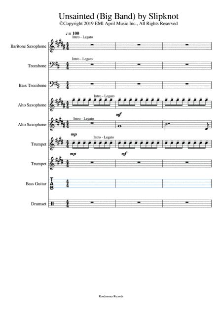 Unsainted (arr. Trace)