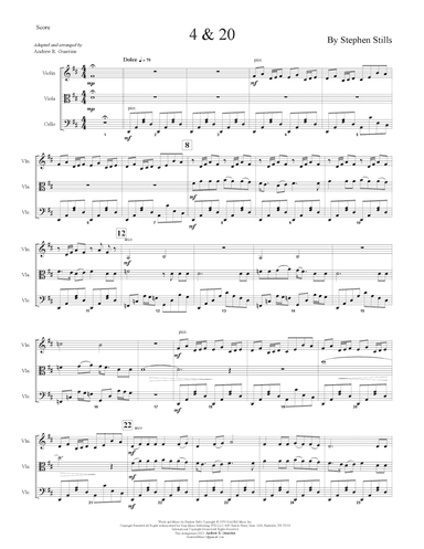 4 + 20 (arr. Andrew R. Guarrine)