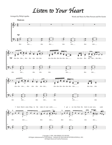 Listen To Your Heart (arr. Philip Lapatha)