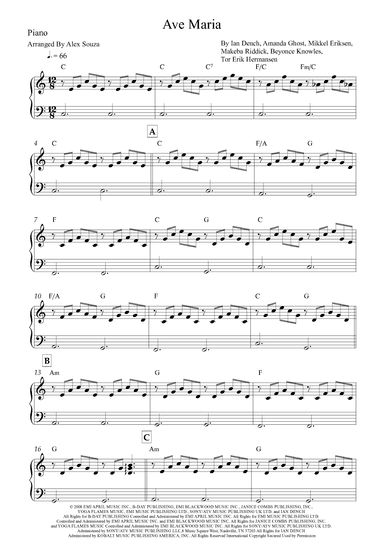 Ave Maria (arr. Alex Souza)