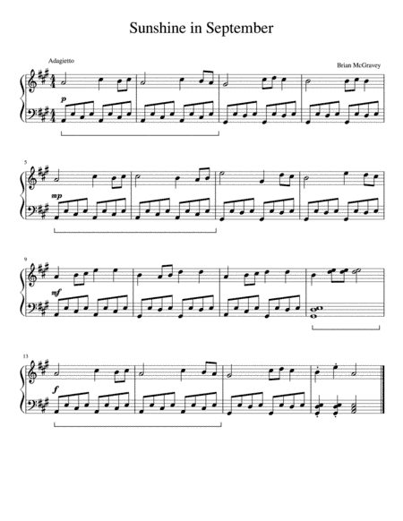 Sunshine in September