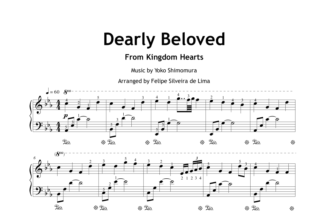 Dearly Beloved (arr. Felipe Silveira de Lima)
