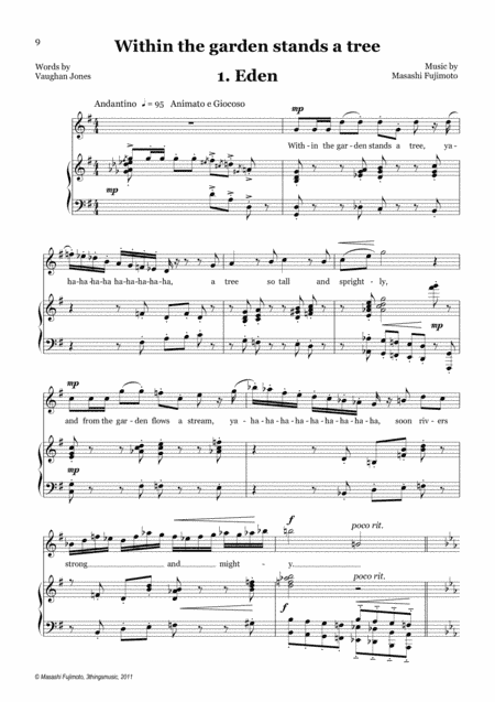 Within the garden stands a tree (a song cycle - 4 pieces)