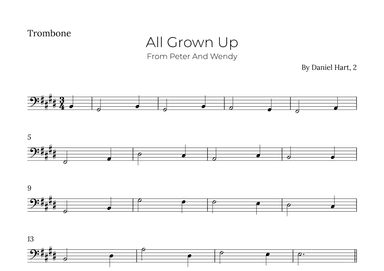 All Grown Up (arr. Alex Nunes Rodrigues)