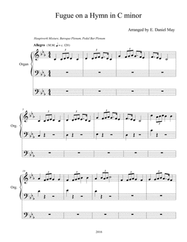 Fugue on a Hymn in c minor (arr. E. Daniel May)