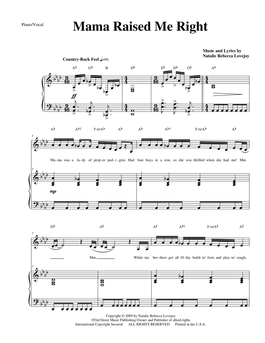 Mama Raised Me Right