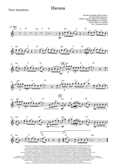 Havana (arr. Fernando Britto)