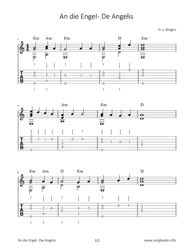 An die Engel - De Angelis (arr. Bettina Schipp)