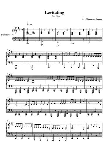 Levitating (arr. Nazareno Aversa)
