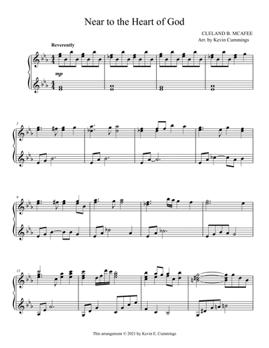 Near to the Heart of God (arr. Kevin Cummings)
