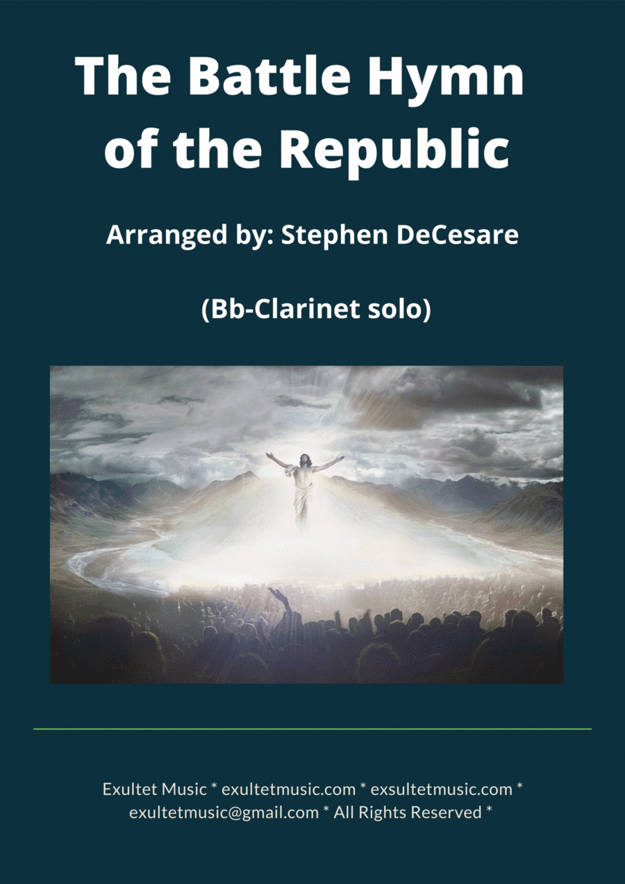 The Battle Hymn of the Republic (Bb-Clarinet solo and Piano) (arr. Stephen DeCesare)