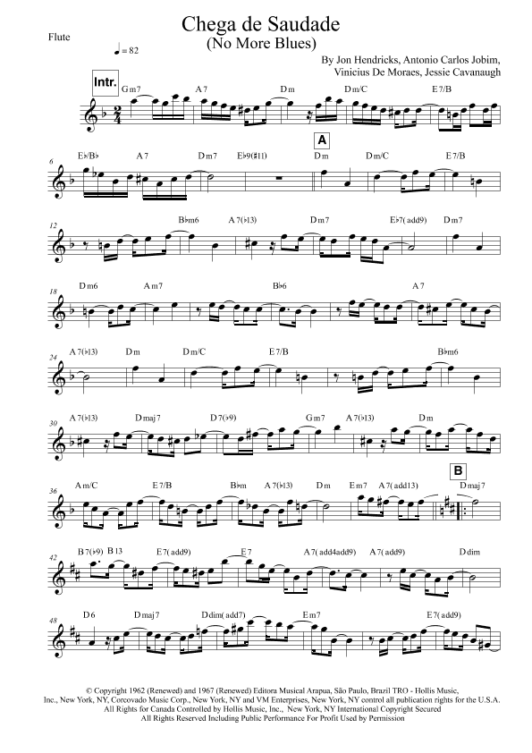 Chega De Saudade (no More Blues) (arr. Leonardo Silva)