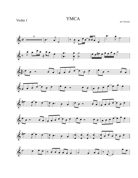 Y.M.C.A. (arr. Harry Scorzo)