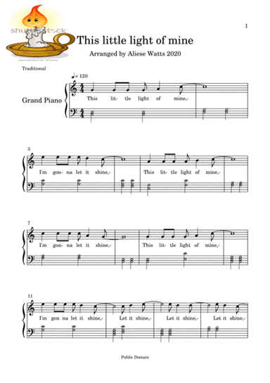 This Little Light Of Mine (arr. Aliese Watts)