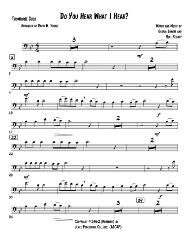 Do You Hear What I Hear (arr. David W. Young)