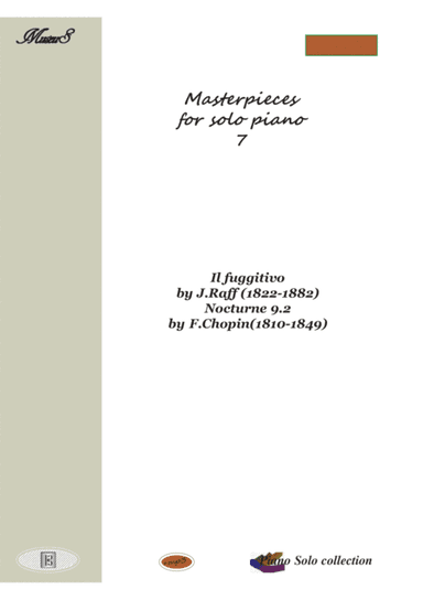 Masterpieces for solo piano 7 by J.Raff and F.Chopin (arr. PianoSheetNow)