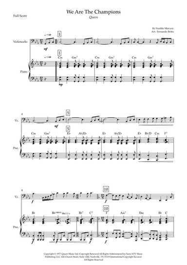We Are The Champions (arr. Fernando Britto)
