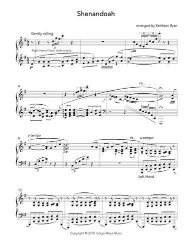 Shenandoah (arr. Kathleen Ryan)