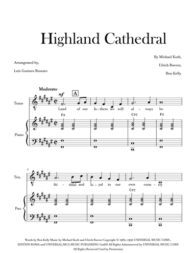 Highland Cathedral (arr. Luís Gustavo Rossato)