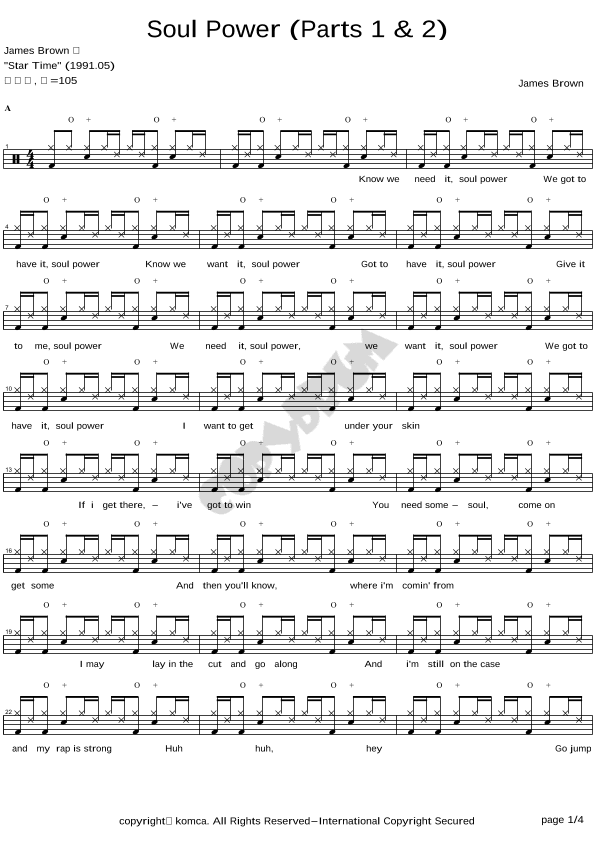 Soul Power '92 (arr. COPYDRUM)