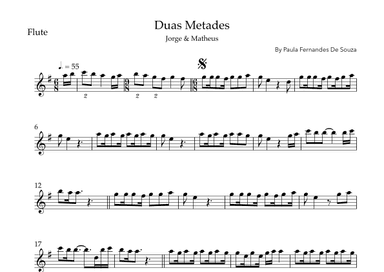 Duas Metades (arr. Sales)