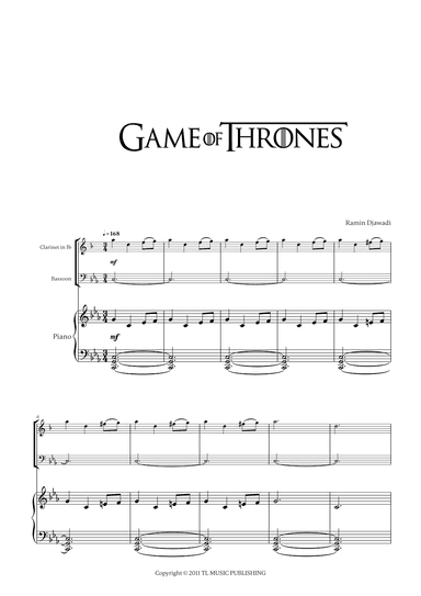 Game Of Thrones (arr. Cadenza Editions)