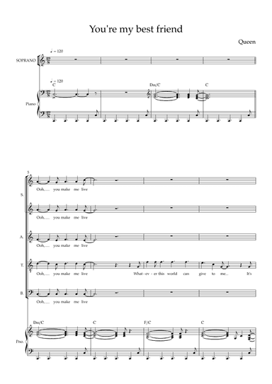 You're My Best Friend (arr. Will Blake)