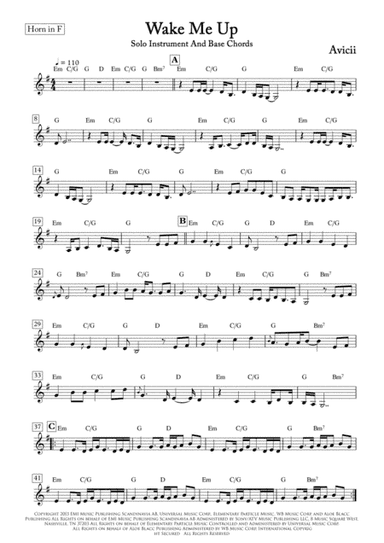 Wake Me Up (arr. ACT Bortolucci)