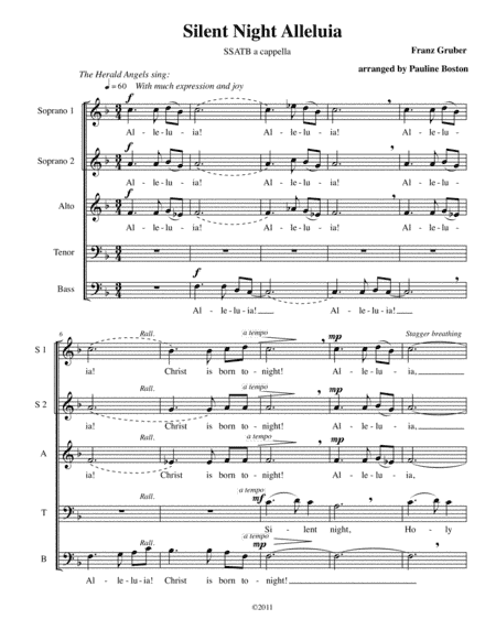 Silent Night Alleluia (arr. Pauline Boston)