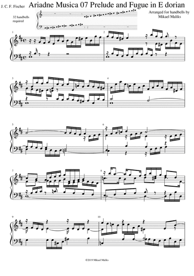 Ariadne Musica 07 - Prelude and Fugue in E dorian