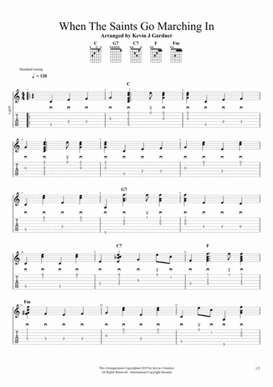 When The Saints Go Marching In (arr. Kevin J Gardner)