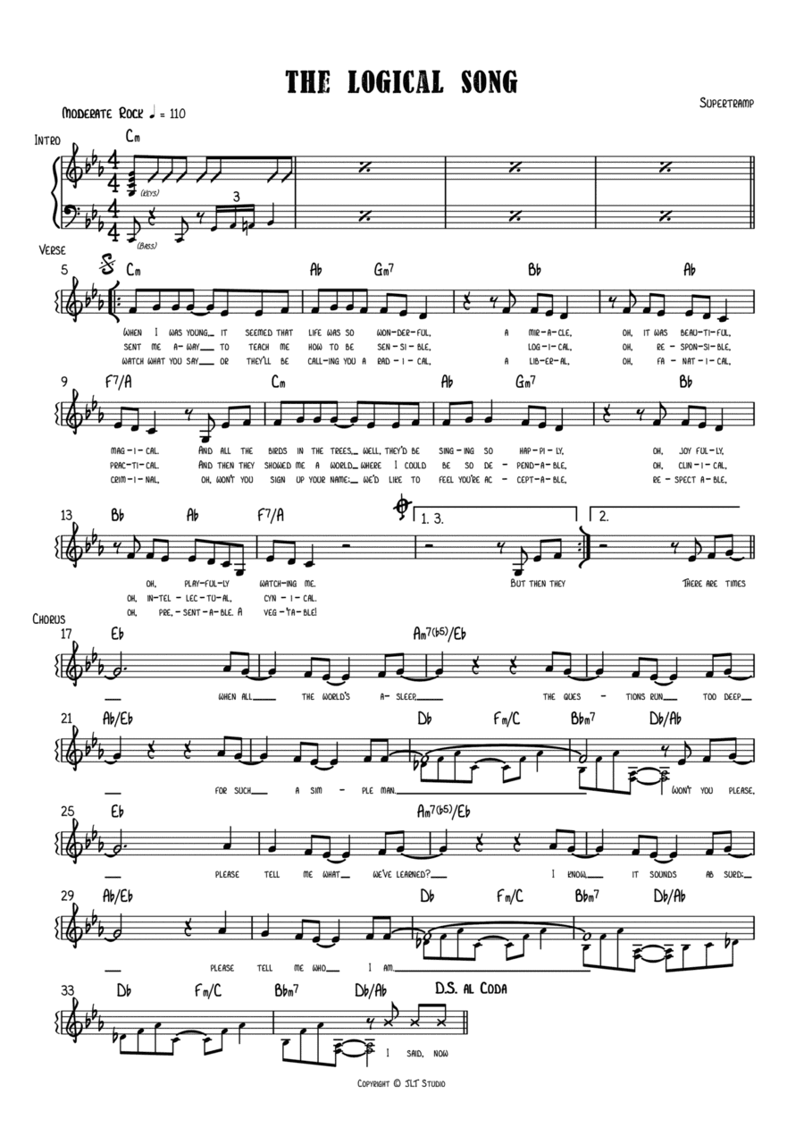 The Logical Song (arr. Joshua Tindall)