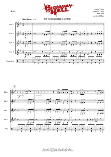 Highway To Hell (arr. JORDI MARTI)
