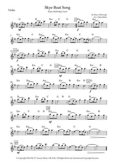 Skye Boat Song (arr. Fabio Britto)