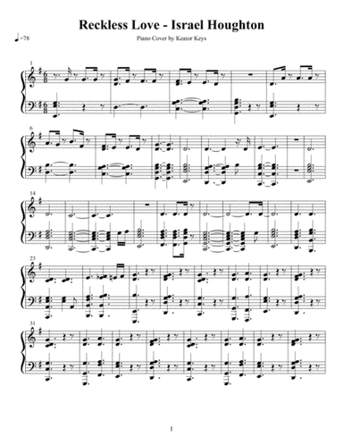 Reckless Love (arr. Keator Keys)