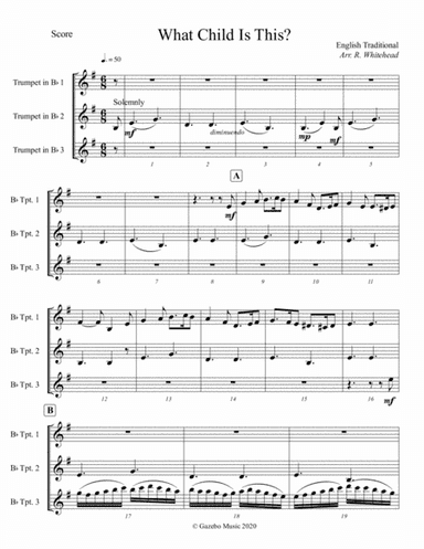 What Child Is This (arr. Robert Whitehead)