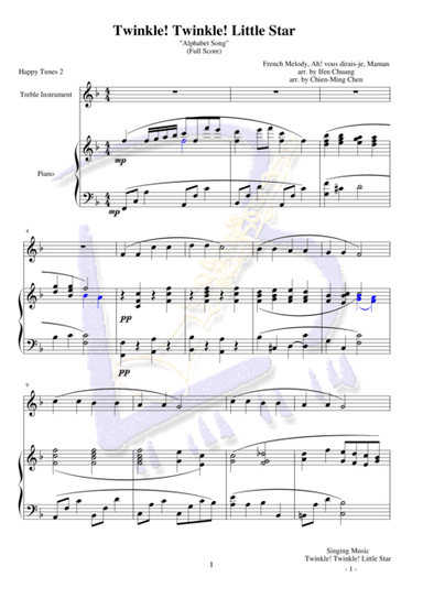 Twinkle! Twinkle! Little Stars (arr. Ifen Chuang, Chien-Ming Chen)