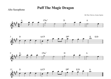 Puff The Magic Dragon (arr. Wesley S. SIlva)