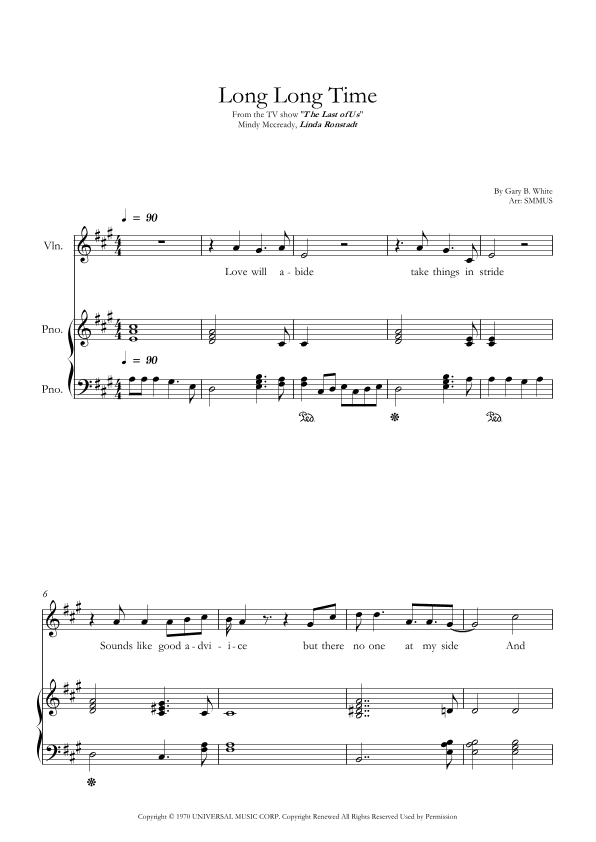 Long Long Time (arr. SMMUS)