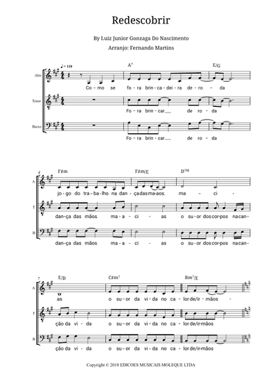 Redescobrir (arr. Fernando Martins)