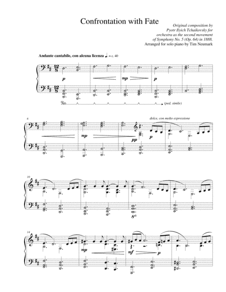 Confrontation with Fate (arr. Tim Neumark)