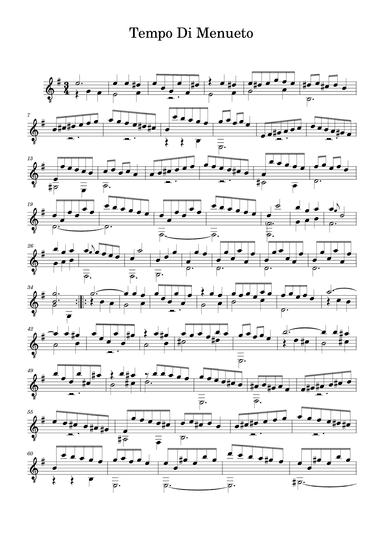 Suite 17 Tempo Di Menuet (arr. Benjamin Grace)