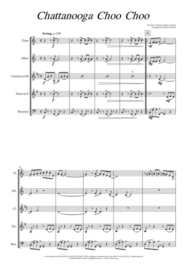 Chattanooga Choo Choo (arr. Robert Newth)