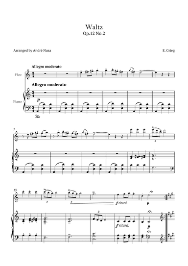 Lyric Pieces Op.12 No.3 (arr. André Nusa)