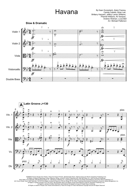 Havana (arr. Michael Patterson)