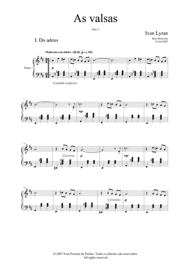 As valsas Opus 2
