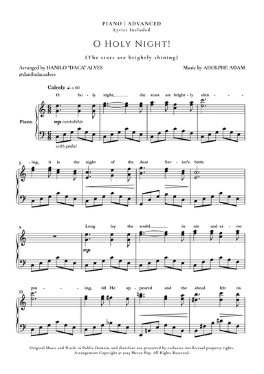 O Holy Night (arr. Danilo "Daca" Alves)