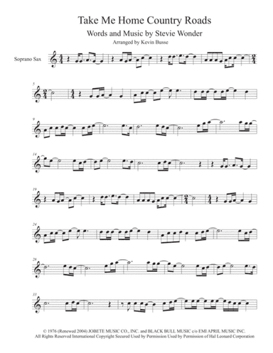 Take Me Home, Country Roads (arr. Kevin Busse)
